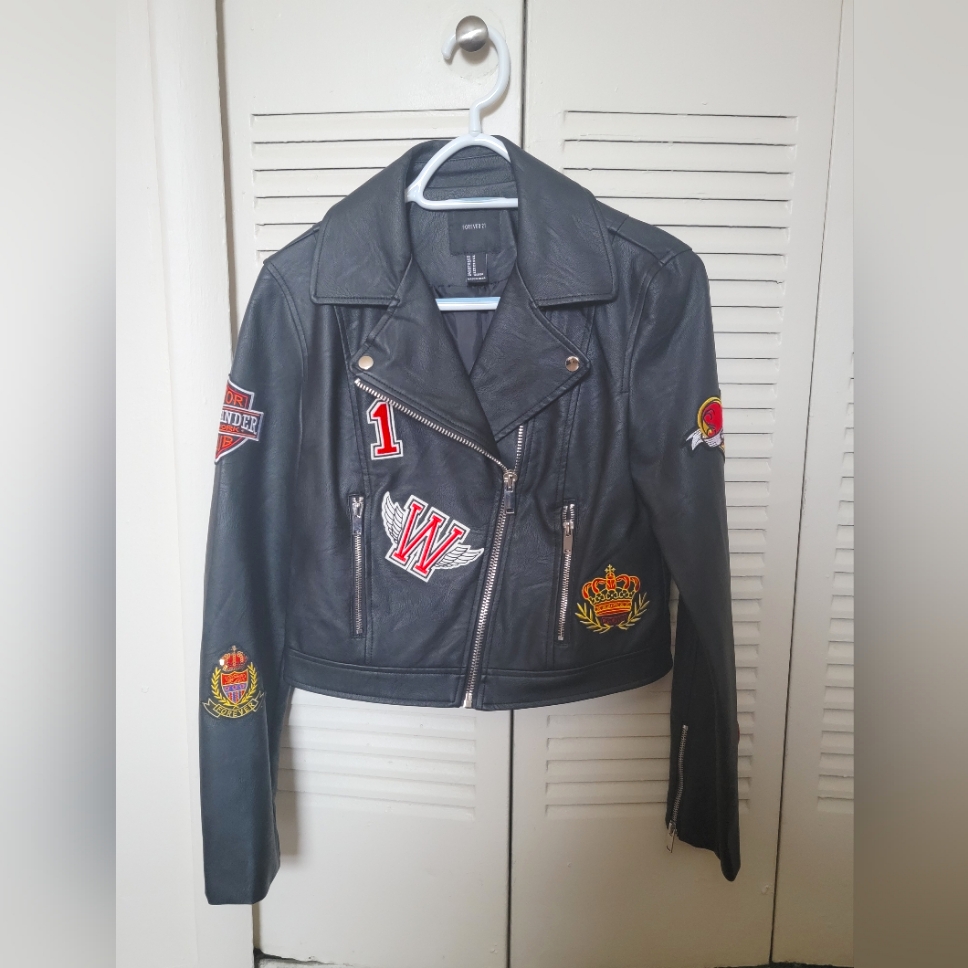 Forever 21 | Patchwork Jacket | Size M | Euc!